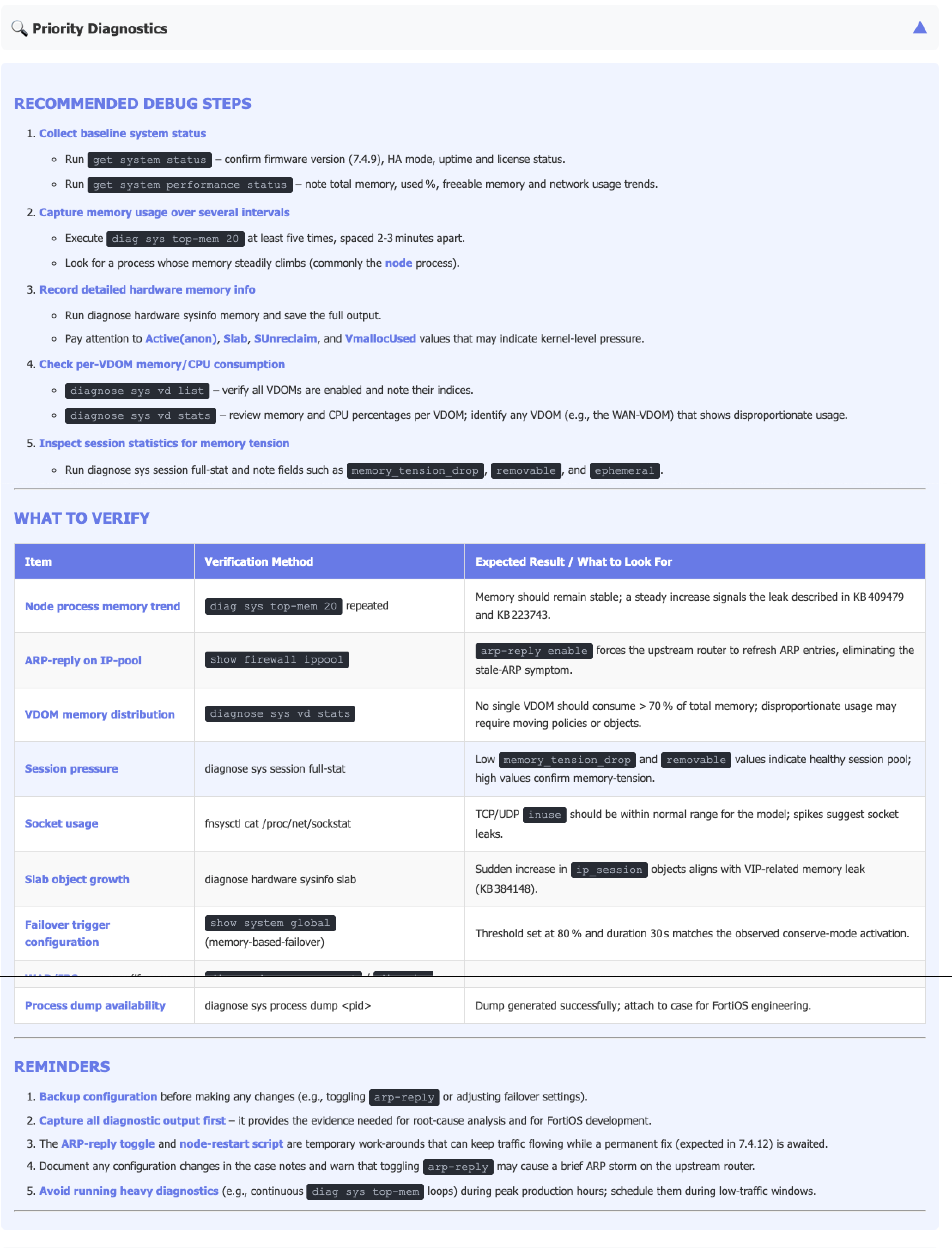 Vista — an AI panel with recommended debug steps and verification guidance.